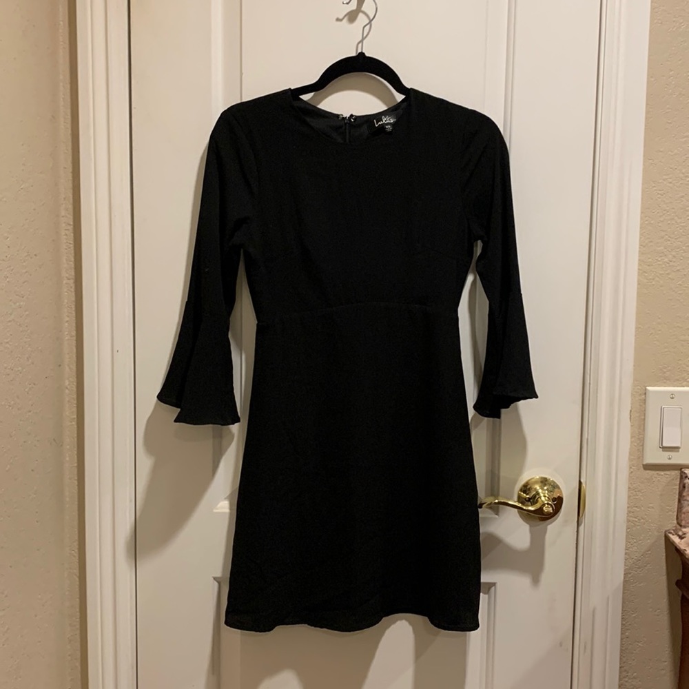 Lulus Bell Sleeve Dress